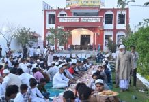 सेंट डेविड स्कूल में रोजेदारों ने किया सामूहिक इफ्तार