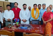 प्रो. सुधाकर सिंह कार्यपरिषद सदस्य नामित, महाविद्यालय में खुशी