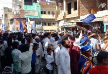 धूमधाम से मनाई गई बाबा साहब की जयंती, शाहगंज में निकला विशाल जुलूस