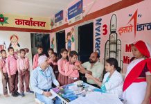 स्कूलों में छूटे बच्चों का हुआ टिटनेस-डिप्थीरिया टीकाकरण