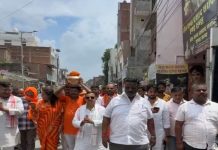 संत गुरु रविदास महाराज की 650वीं जयंती पर निकली कलश यात्रा