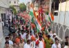 शाहगंज में निकली भव्य तिरंगा यात्रा, देशभक्ति के नारों से गूंजा नगर