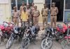 चोरी की 6 बाइक बरामद, एक आरोपी गिरफ्तार
